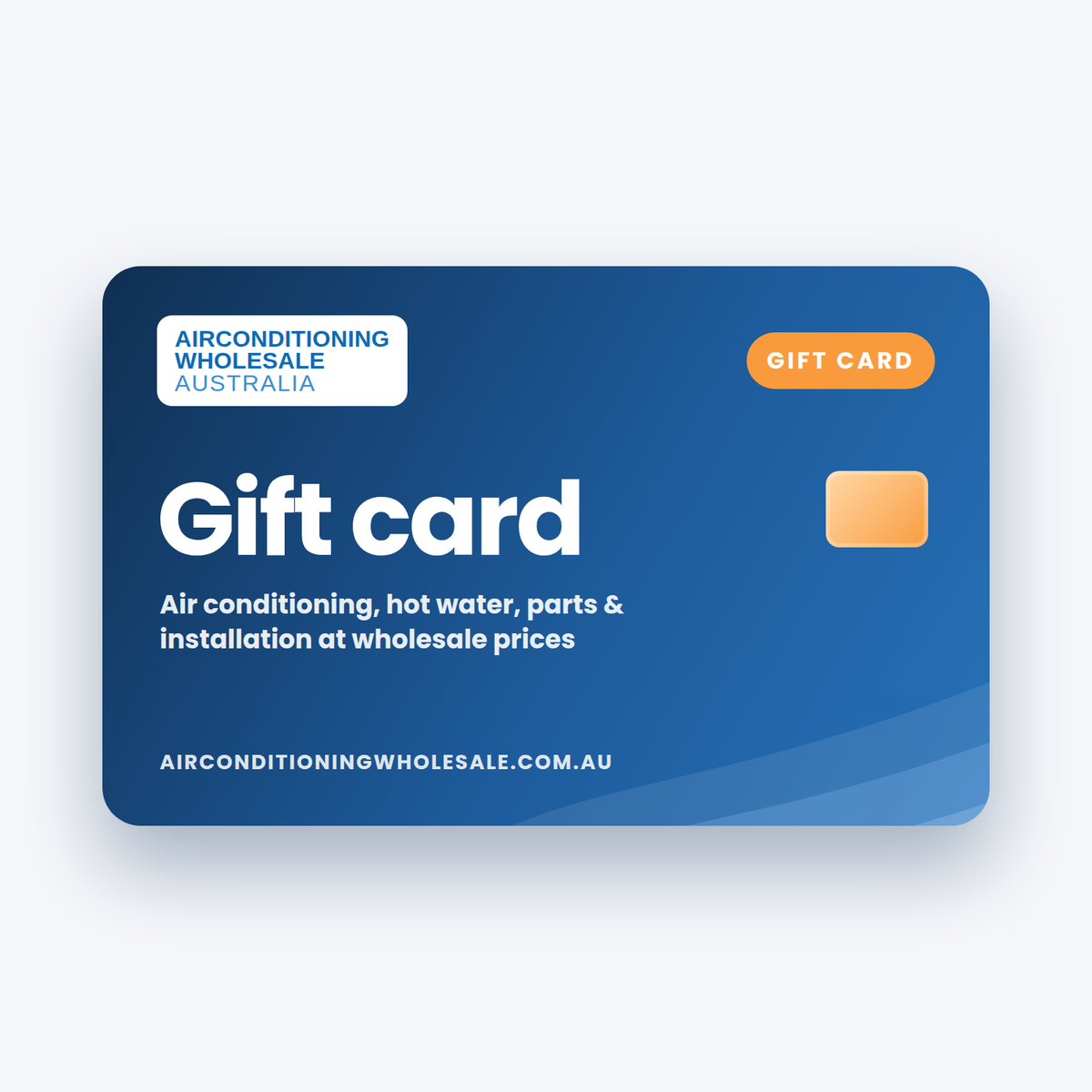 Airconditioning Wholesale Australia gift card