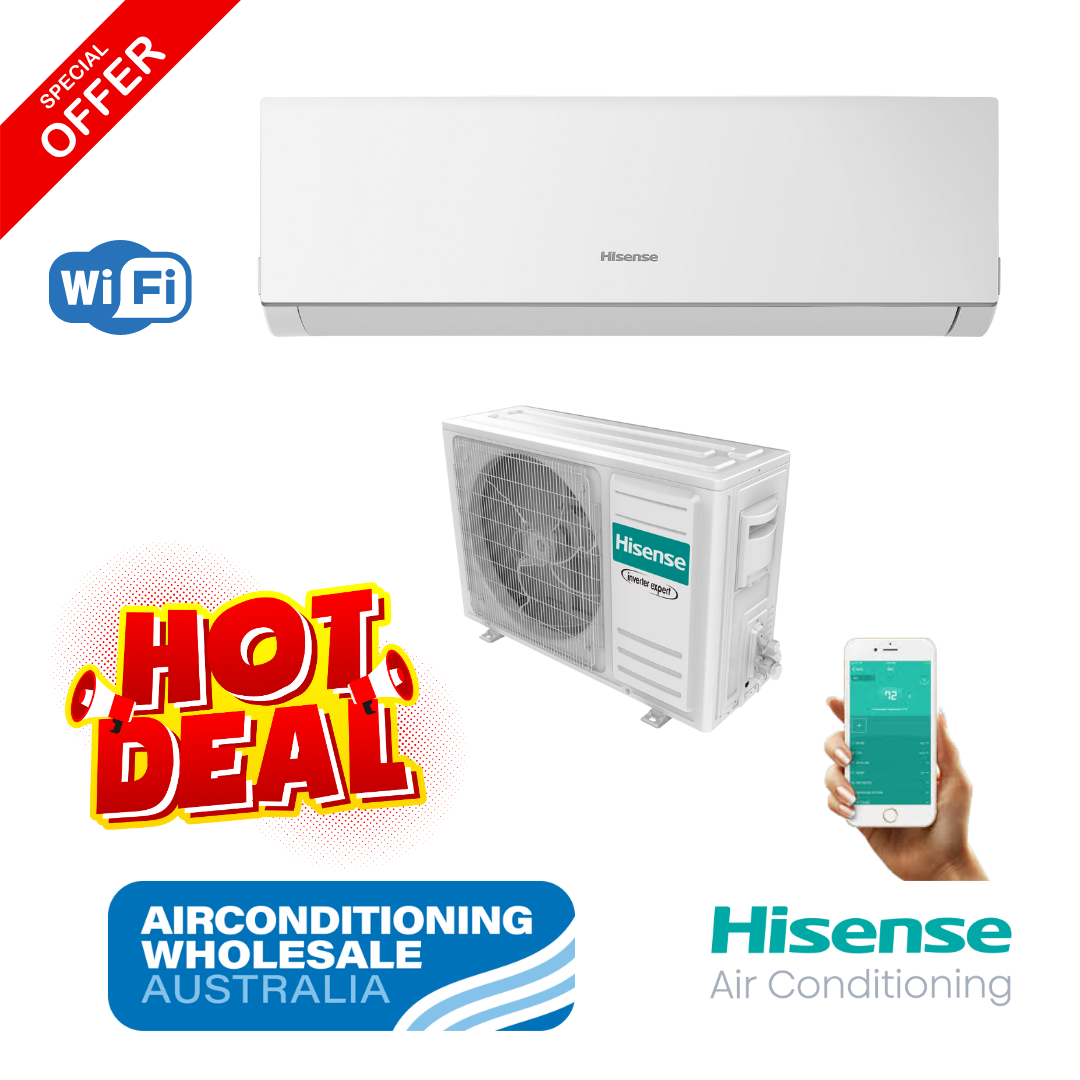 Hisense 2.5kW J Series Split System 7 Year Warranty
