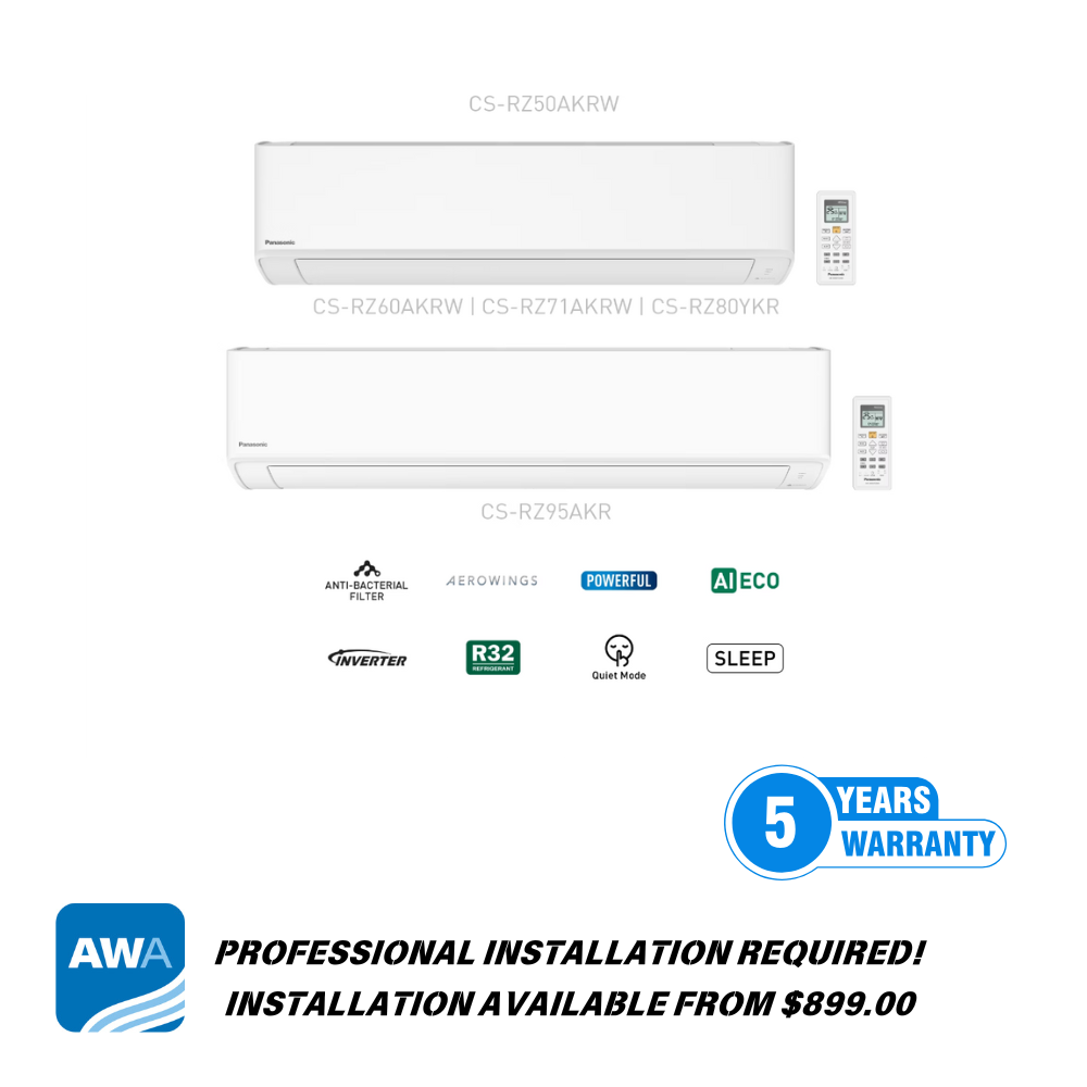 Panasonic 2.5kW Standard Split System – Airconditioning Wholesale Australia