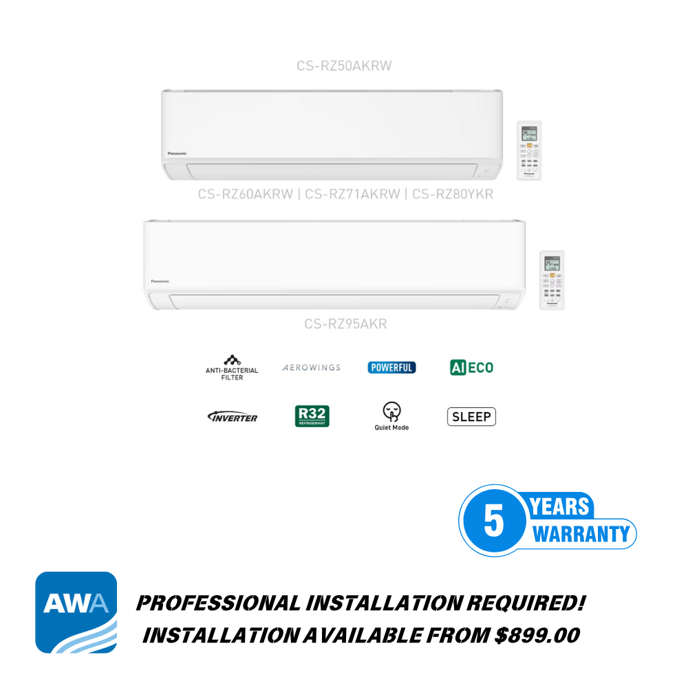 Panasonic 2.5kW Premium Split System | Nanoe X | WiFi